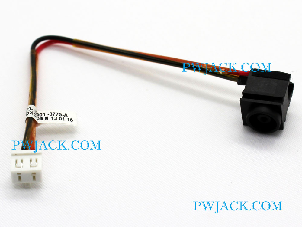 (image for) DC Jack IN Cable 073-0001-3775_A for Sony VAIO VGN-NR Power Connector Charging Port DC-IN