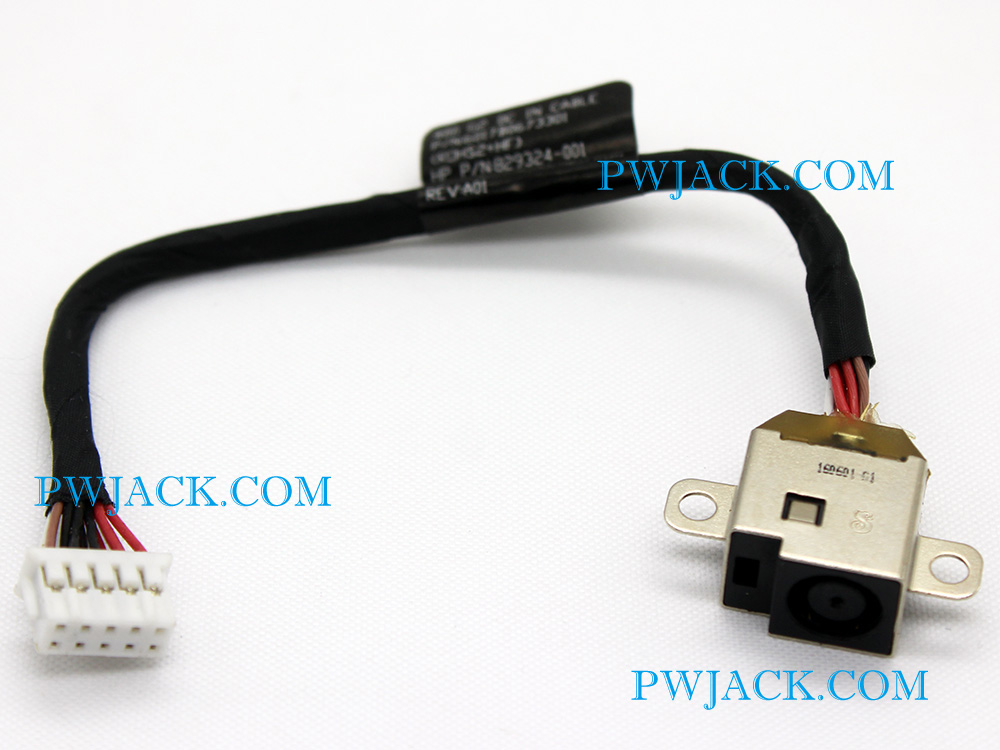 (image for) HP ProOne 400 460 480 G2 AIO DC Jack Charging Port IN Power Connector Cable 829324-001 6017B0673301