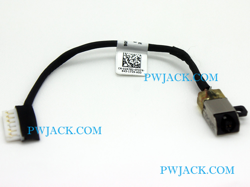 (image for) 2K7X2 02K7X2 DC301011B00 CAL70_DC_IN_CABLE DC Jack IN Cable Power Charging Port for Dell