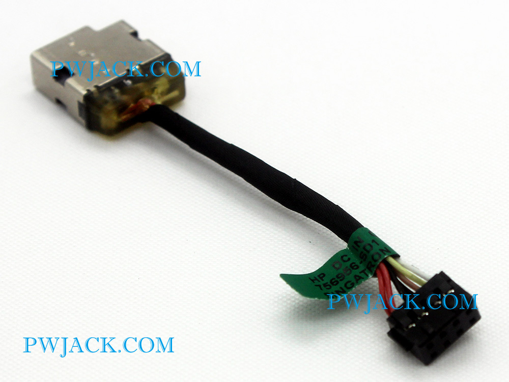 (image for) 756956-FD1 756956-SD1 756956-TD1 756956-YD1 CBL00590-0050 DC Jack Charging Port IN Power Connector Cable for HP