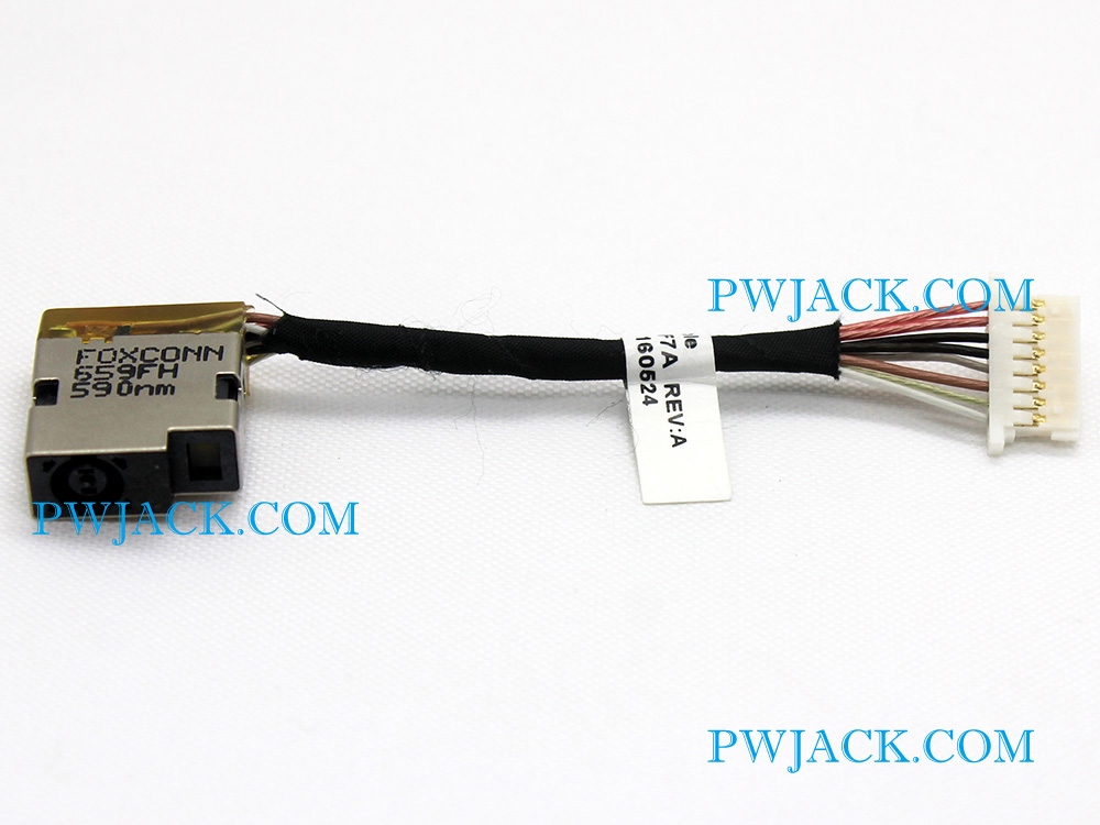 (image for) 853905-F7A 853905-S7A 853905-T7A 853905-Y7A CBL00760-0050 HP DC Jack Charging Port IN Power Connector Cable DC-IN