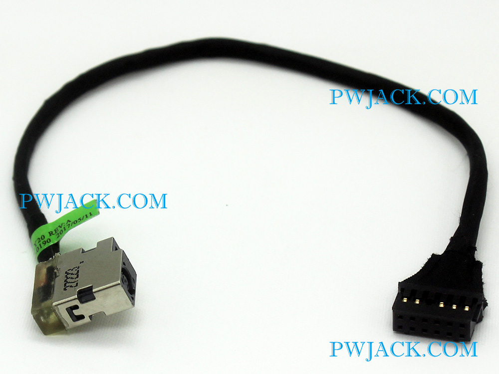 (image for) 938137-001 200W DC Jack IN Power Connector Cable Charging Port DC-IN for Omen by HP Laptop PC