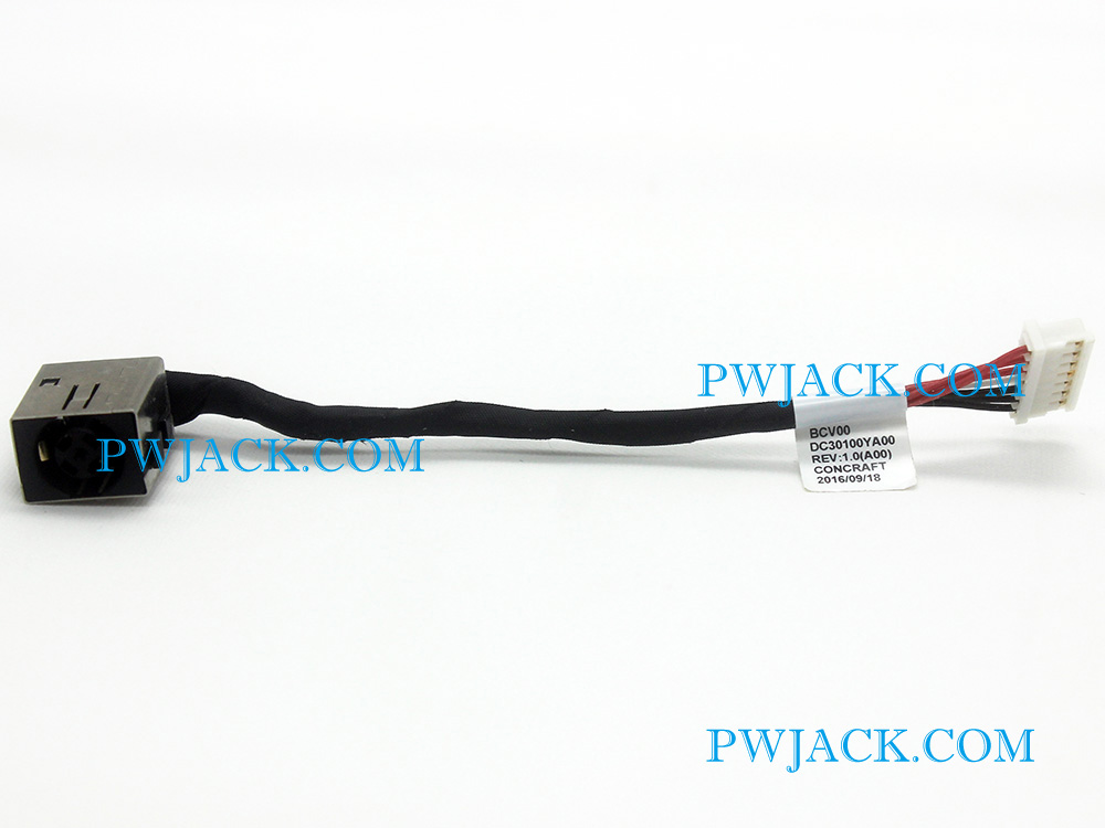 (image for) NKKV9 0NKKV9 Dell Inspiron 7466 7467 P78G P78G001 DC Jack Connector IN Cable Power Charging Port DC30100YA00 BCV00