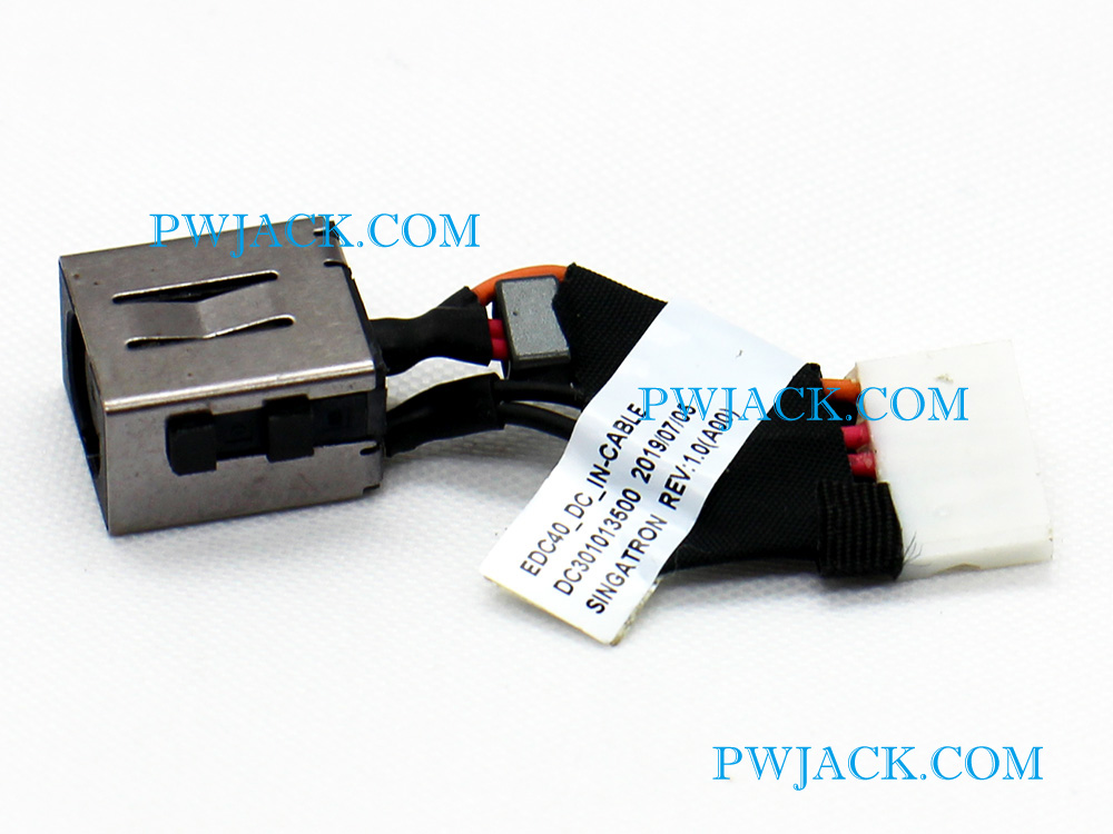 (image for) T77NM 0T77NM DC Jack IN Cable for Dell Latitude 7400 P100G Power Connector Port EDC40_DC_IN-CABLE DC301013500