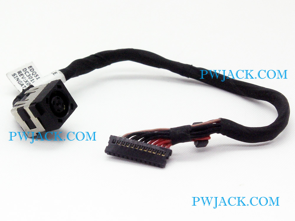 (image for) J60G1 0J60G1 Dell Alienware DC301015A00 EDQ51/71 DC IN Cable Power Jack Connector Charging Port