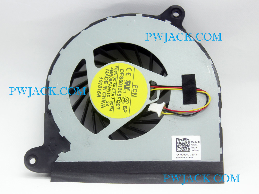 (image for) D0D6C 0D0D6C Fan for Dell Inspiron 17R 5720 7720 DFS601305FQ0T FB6N