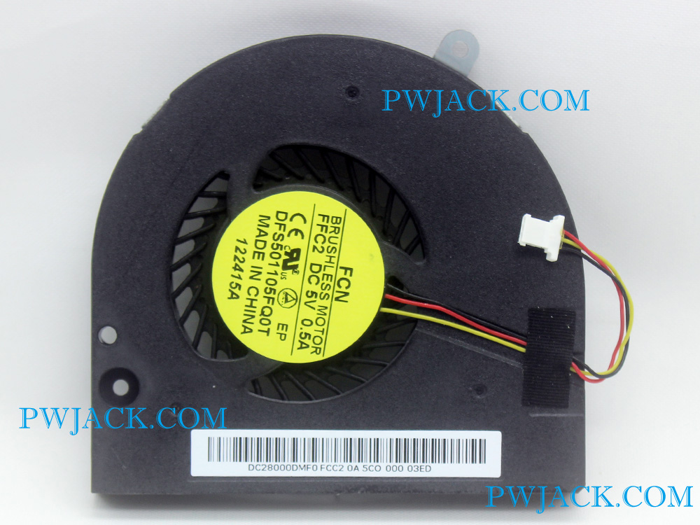 (image for) Laptop Fan for Acer Aspire E1-532 E1-572 V5-561 TravelMate P255 P455 DFS501105FQ0T FFC2 DC28000DMF0