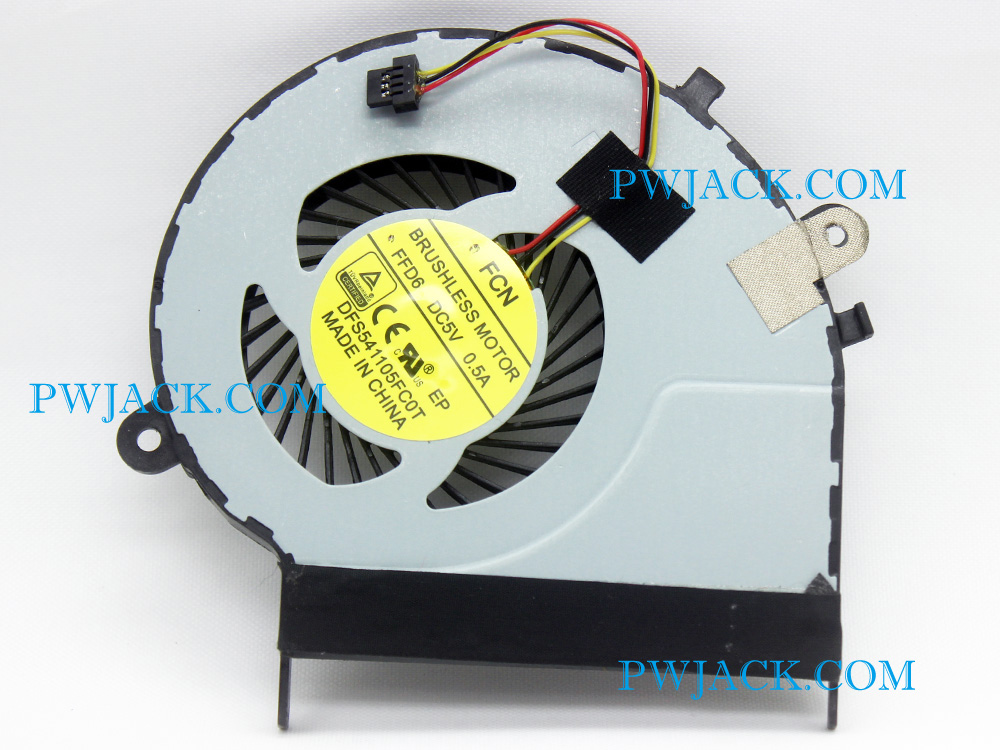 (image for) Laptop Fan for Toshiba Satellite L50-B L50D-B L50DT-B L50T-B L55-B L55D-B L55DT-B L55T-B DFS541105FC0T FFD6