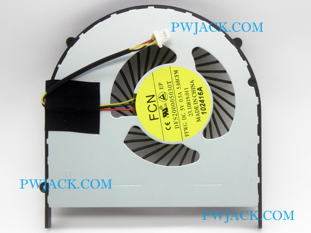 (image for) 7YTJC 07YTJC HNJ5W 0HNJ5W Fan for Dell Inspiron 15 7537 P36F 23.10819.011 DFS200005030T FFWG