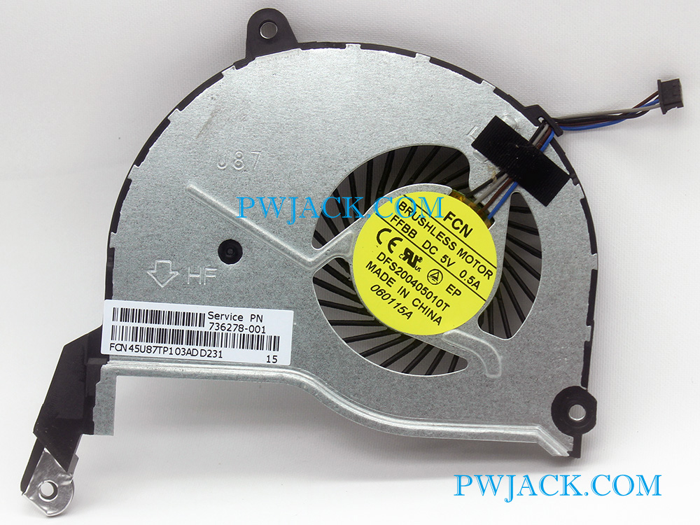 (image for) 736278-001 736218-001 732068-001 Fan for HP Pavilion 14-N 15-N 15-F FAU8300EPA FFBB DFS200405010T