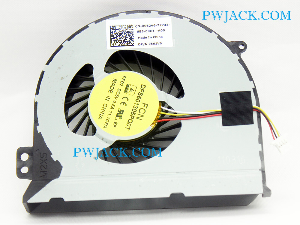 (image for) 562V6 0562V6 Fan for Dell Inspiron 7447 P55G DFS601305PQ0T FFD7